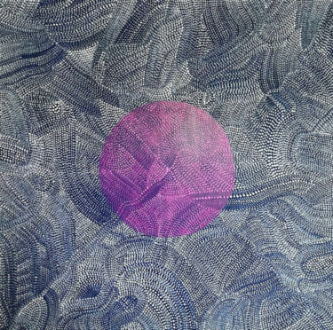 Painting titled "When comes the night" by Jean Louis Bianchi, Original Artwork, Acrylic