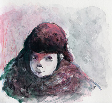 绘画 标题为“sans titre n°15” 由Côme Sonnet, 原创艺术品, 水彩
