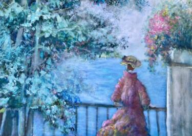 Contemplation Peinture intitulée "Contemplation" par Christiane Papé, Œuvre d'art originale, Acrylique