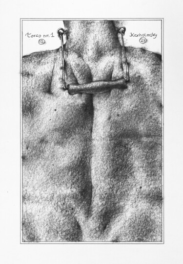 Torso No.1 Drawing titled "Torso No.1" by Ilya Kexholmsky, Original Artwork, Graphite