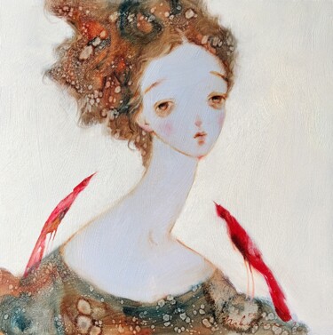 Good news Peinture intitulée "Good news" par Isolde Pavlovskaya, Œuvre d'art originale, Huile Monté sur Châssis en bois