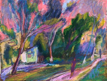 图画 标题为“Evening” 由Natasha Kiryushkina, 原创艺术品, 粉彩