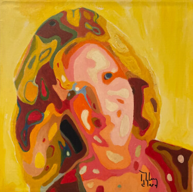 Peinture intitulée "RETRATO DE ESPERANZ…" par Román Manrique De Lara, Œuvre d'art originale, Huile