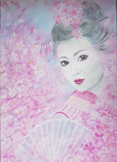 绘画 标题为“Tęsknota” 由Agnieszka Anna Młyńczyk (AM Surma), 原创艺术品, 丙烯