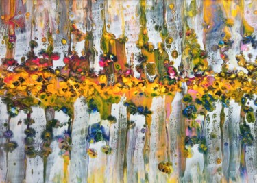 Peinture intitulée "Canopée" par Bernard Drai, Œuvre d'art originale, Acrylique