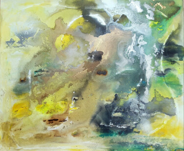 Flow Still Movement #14 Pintura titulada "Flow Still Movement…" por Francesca Busalla, Obra de arte original, Acrílico Montado en Bastidor de camill…