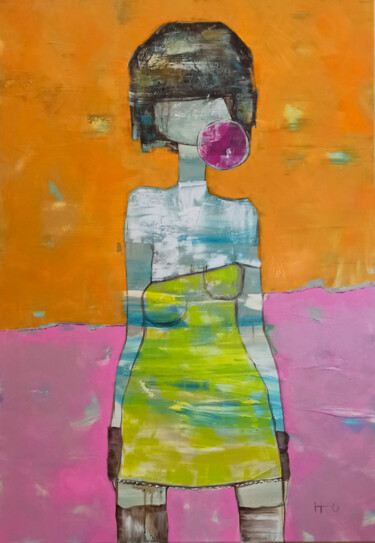 Pintura titulada "Shuingam" por Eva Hidalgo, Obra de arte original, Acrílico Montado en Bastidor de camilla de madera