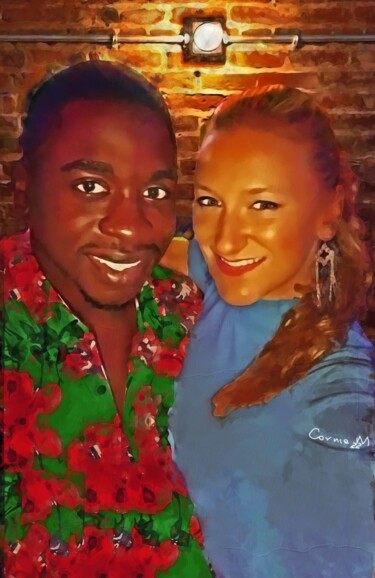 Painting titled "Timothys" by Cornelius Mugabi, Original Artwork, Acrylic