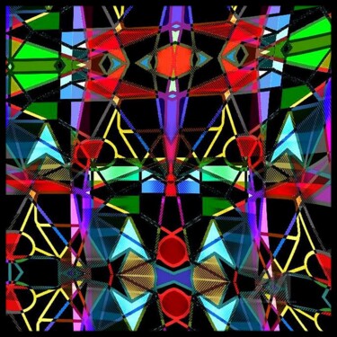 数字艺术 标题为“VARIATION "456"” 由Christa Kloß, 原创艺术品, 2D数字工作