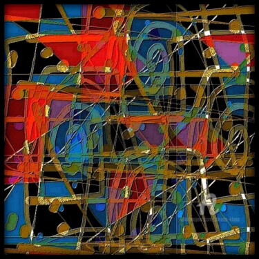 数字艺术 标题为“VARIATION "457"” 由Christa Kloß, 原创艺术品, 2D数字工作