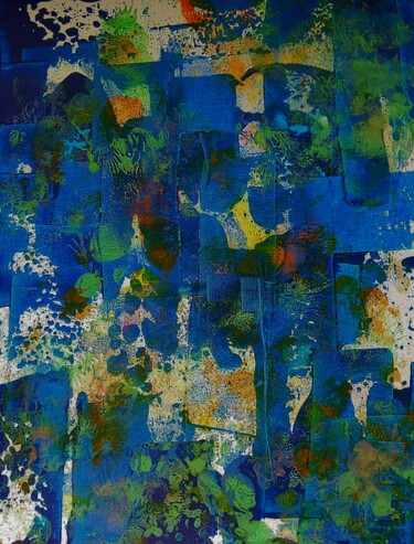 Schilderij getiteld "In Dreams" door Marianne Huizinga, Origineel Kunstwerk, Acryl