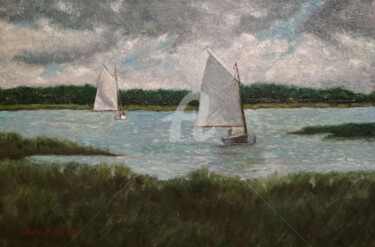 "Sail (I)" / SOLD Peinture intitulée ""Sail (I)" / SOLD" par Arthuris, Œuvre d'art originale, Huile