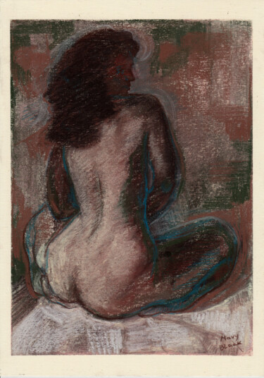 Tekening getiteld "Humble" door Mary Black, Origineel Kunstwerk, Pastel
