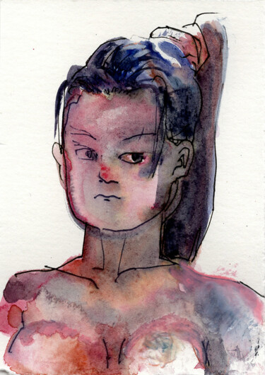 sans titre n°16 绘画 标题为“sans titre n°16” 由Côme Sonnet, 原创艺术品, 水彩