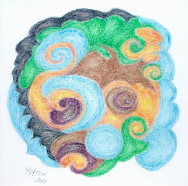 "Bird of Dawn miniat…" başlıklı Resim Konchedras tarafından, Orijinal sanat, Pastel