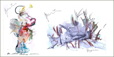 Digital Arts titled "название в описании…" by Dima Dima Vil Ms Wilms (Rok Zivopisec Rock Painter), Original Artwork, Waterco…