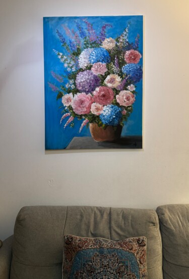 Peinture intitulée "Tableau" par Albina Khm, Œuvre d'art originale, Acrylique