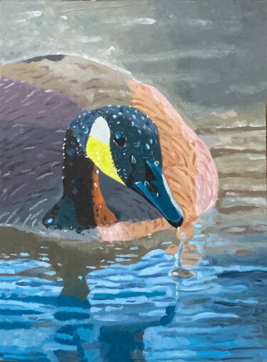 绘画 标题为“She gander” 由Cornelius Mugabi, 原创艺术品, 油