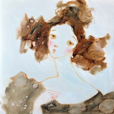绘画 标题为“Tenderness of time” 由Isolde Pavlovskaya, 原创艺术品, 油 安装在木质担架架上