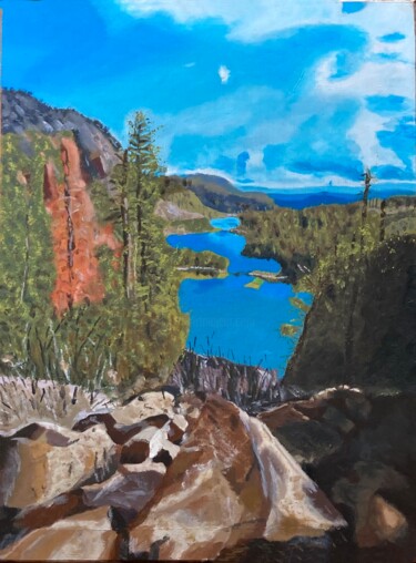 Painting titled "Lwaazi" by Cornelius Mugabi, Original Artwork, Oil