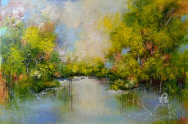 제목이 ""Spring Feelings""인 미술작품 Vera Hoi로, 원작, 아크릴