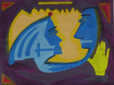 Peinture intitulée "Recommandations" par Jeanpierre Allano, Œuvre d'art originale, Acrylique