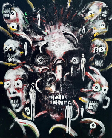 Untitled 3 Painting titled "Untitled 3" by Vaxo Lang, Original Artwork, Acrylic