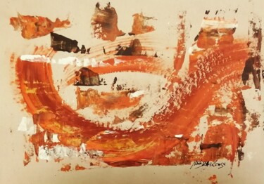Point de vue Schilderij getiteld "Point de vue" door Gisèle Dalla Longa, Origineel Kunstwerk, Acryl