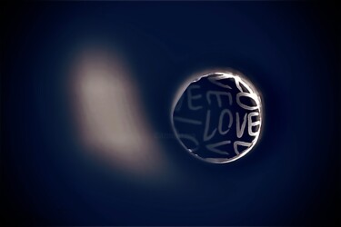 摄影 标题为“One love” 由Mélanie Stéphanie Massé Artiste, 原创艺术品, 光绘摄影
