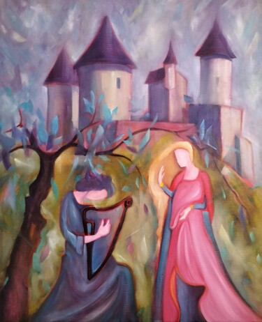 Peinture intitulée "COURTOISIE" par Philippe Graillot (TORGALLI), Œuvre d'art originale, Huile