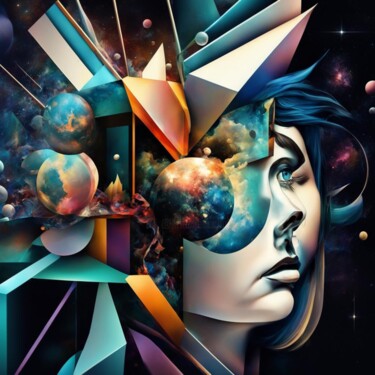 "Лик красоты" başlıklı Dijital Sanat Roman Cotiuba tarafından, Orijinal sanat, AI tarafından oluşturulan görüntü