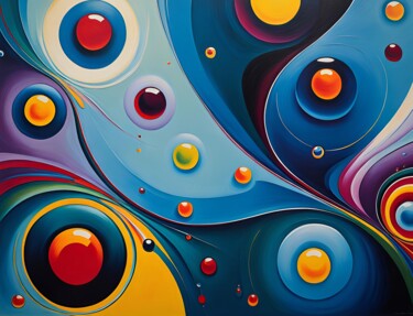 Digital Arts titled "Droplets" by Mankdhani, Original Artwork, AI generated image