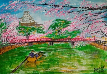 제목이 "Japan sakura"인 미술작품 Ajw로, 원작, 아크릴