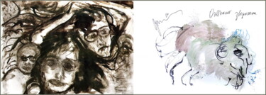 everyone is resting, but even the little animal is sad Arts numériques intitulée "everyone is resting…" par Dima Dima Vil Ms Wilms (Rok Zivopisec Rock Painter), Œuvre d'art origin…