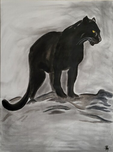 Painting titled "L'espérance" by Stefan, Original Artwork, Pastel