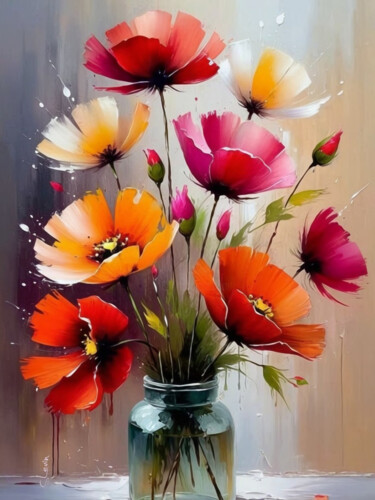 Digital Arts titled "the afternoon they…" by Si Levin, Original Artwork, AI generated image Mounted on artwork_cat.