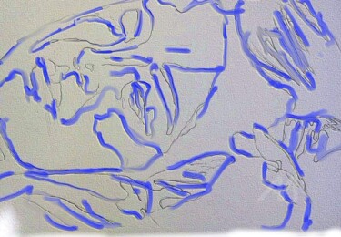 图画 标题为“Dormir” 由Vasileia Sarri (Vicky), 原创艺术品, 数字油画
