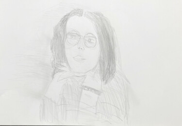 图画 标题为“Drawings Portrait” 由Irfan Ajvazi, 原创艺术品, 墨