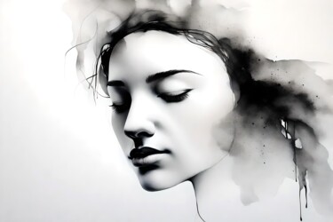 数字艺术 标题为“Thoughts No.4” 由Ninn, 原创艺术品, AI生成的图像