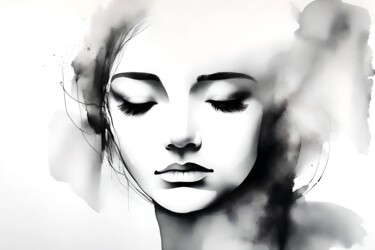 数字艺术 标题为“Thoughts No.5” 由Ninn, 原创艺术品, AI生成的图像