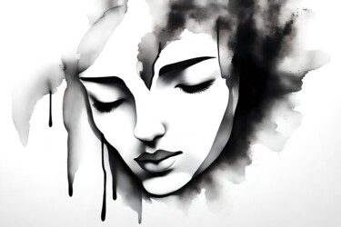 数字艺术 标题为“Thoughts No.8” 由Ninn, 原创艺术品, AI生成的图像