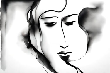 数字艺术 标题为“Thoughts No.9” 由Ninn, 原创艺术品, AI生成的图像
