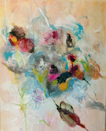 Peinture intitulée "SANS TITRE 24.02" par Martine Swynghedauw, Œuvre d'art originale, Acrylique