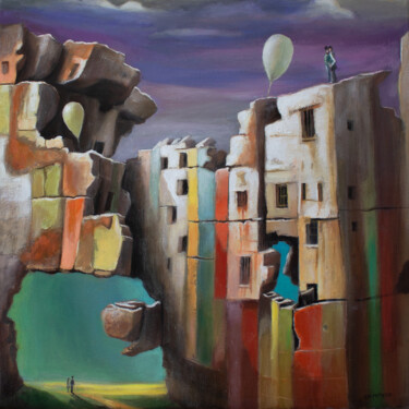 Peinture intitulée "L'espoir" par Laurent Chimento, Œuvre d'art originale, Acrylique Monté sur Châssis en bois