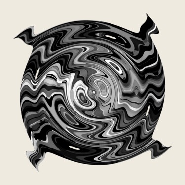 数字艺术 标题为“Black And White Sha…” 由Jeb Gaither, 原创艺术品, 2D数字工作