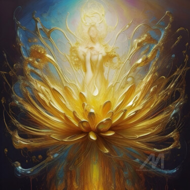 数字艺术 标题为“Abstract Abundance…” 由Davina Dugnas, 原创艺术品, 2D数字工作