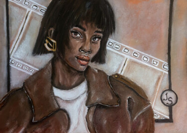 Painting titled "Greetings from New…" by Juliana Sol, Original Artwork, Oil