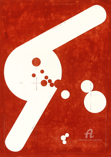 "Space Invaders 3." başlıklı Tablo Petr Strnad tarafından, Orijinal sanat, Akrilik