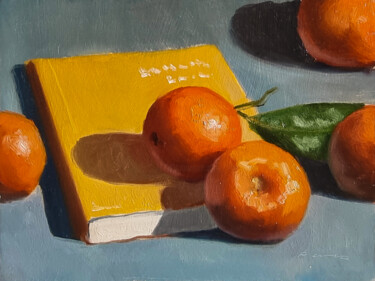 Peinture intitulée "#4064 - Yellow Book…" par Pascal Giroud, Œuvre d'art originale, Huile