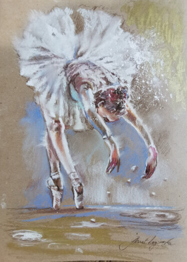 Title: Gioco sulla luce Size: 40x30 cm /12"х16" A painting Drawing titled "Title: Gioco sulla…" by Annet Loginova, Original Artwork, Chalk